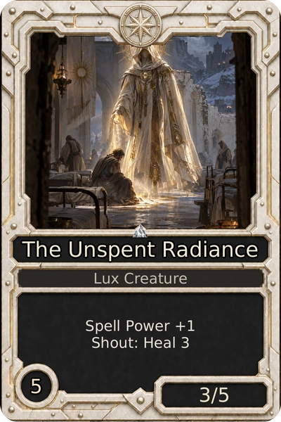 The Unspent Radiance