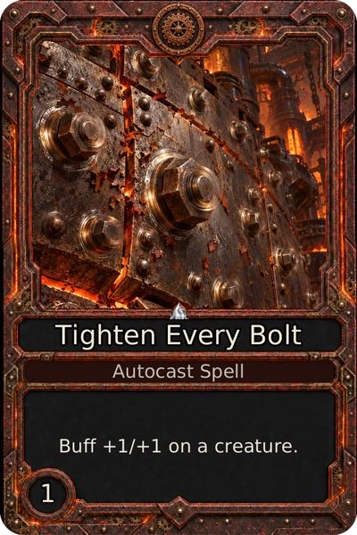 Tighten Every Bolt