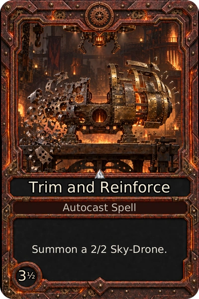 Trim and Reinforce