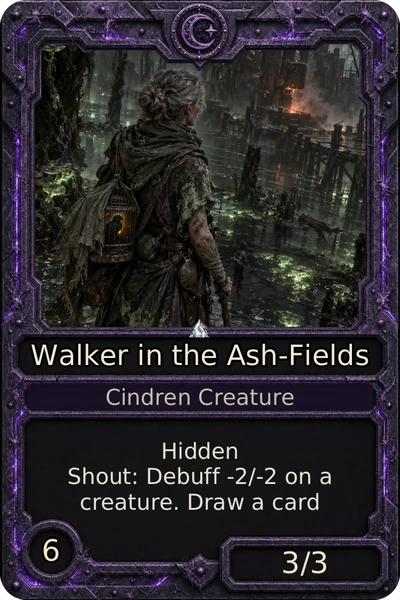 Walker in the Ash-Fields